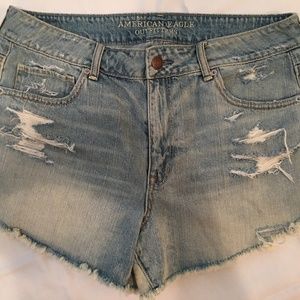 American Eagle High-Wasted Denim Festival Short